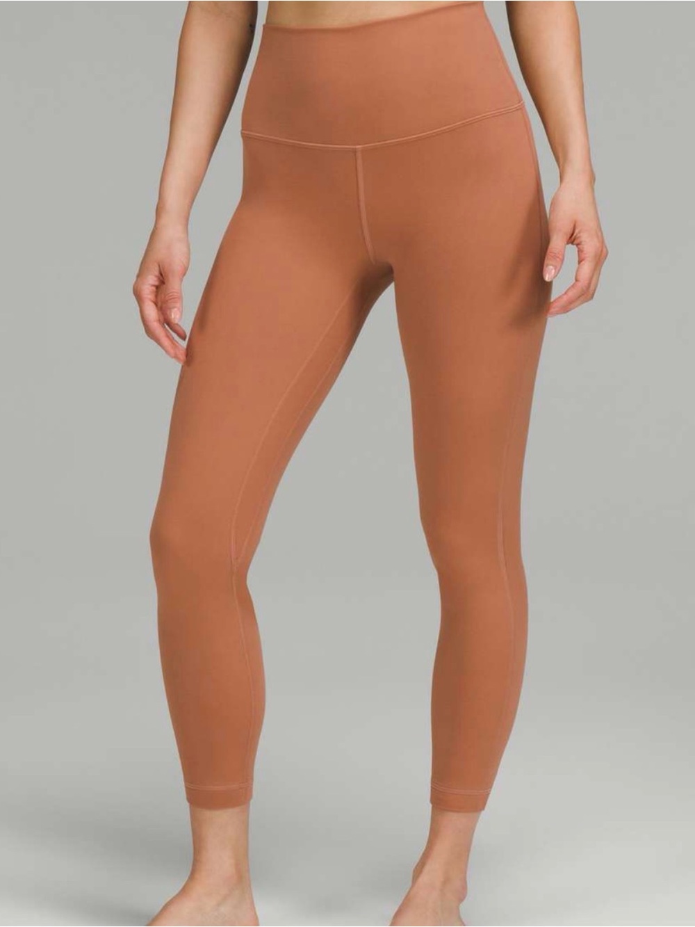 Lululemon Align Double Lined leggings 25”Size 8 Dusty Clay